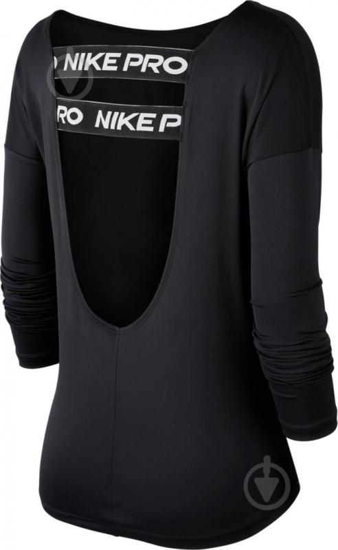 Футболка Nike W NP DRY ELASTIKA LS TOP ESSNT CJ3225-010 р.L чорний - фото 2