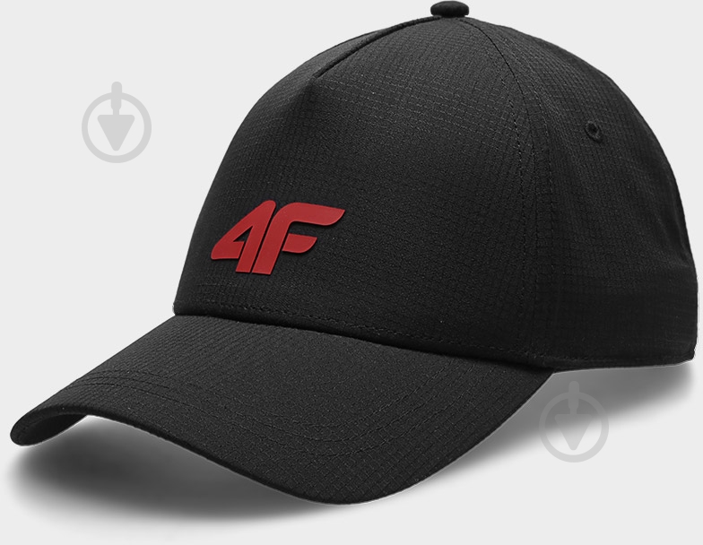 Кепка 4F BASEBALL CAP M124 4FSS23ACABM124-21S M чорний - фото 1