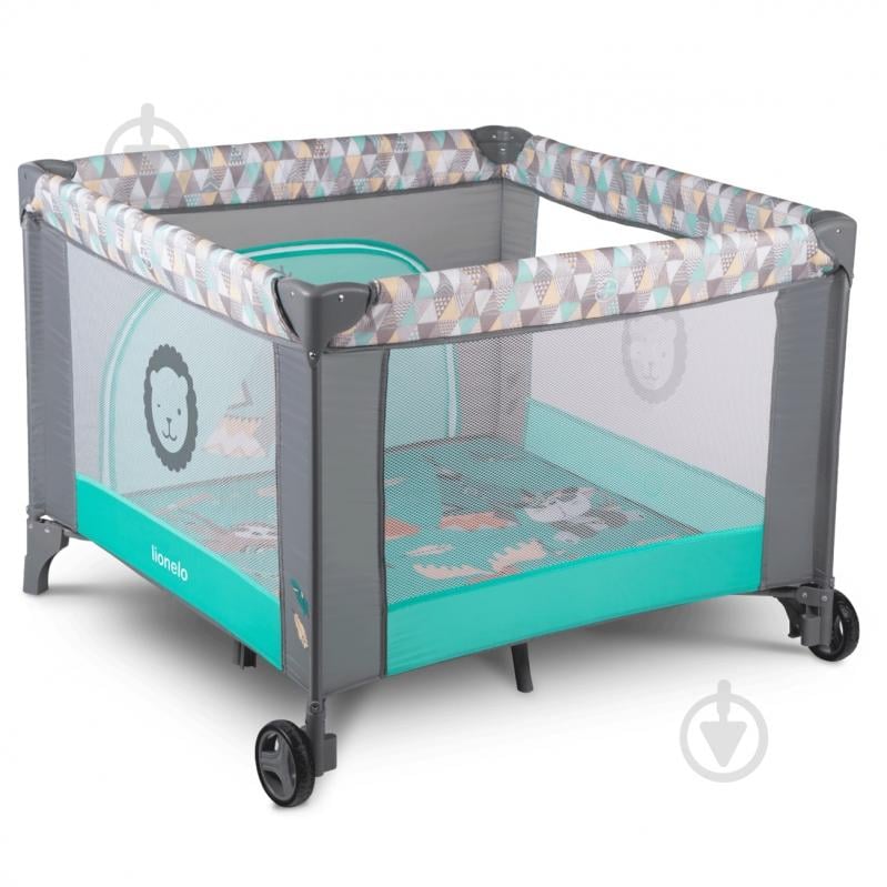 Игровой манеж Lionelo Sofie turquoise scandi LO.SO03 - фото 1