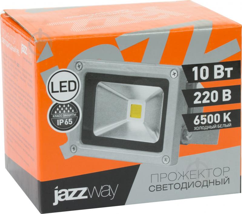 Прожектор Jazzway PFL- 10W/CW/GR LED 10 Вт IP65 серый 1001276 - фото 4