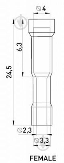 Наконечник втулочный изолированный E.NEXT e.terminal.stand.frd2.156. 1,5-2,5 кв.мм 100 шт. синий - фото 3