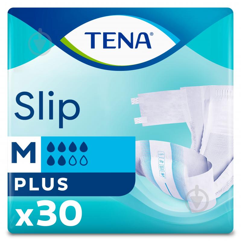 Подгузники TENA Slip Plus Medium 70-110 см 30 шт. - фото 1 Подгузники TENA Slip Plus Medium 70-110 см 30 шт. - фото 1