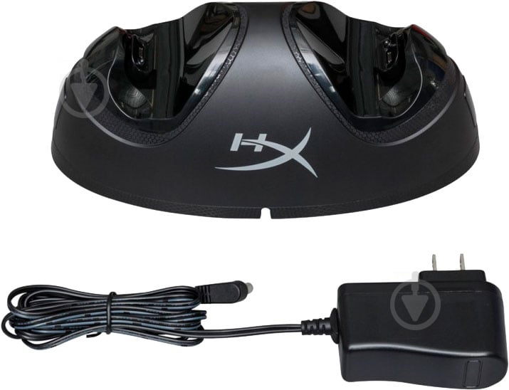 Зарядная станция HyperX ChargePlay Duo (HX-CPDU-C) black - фото 8