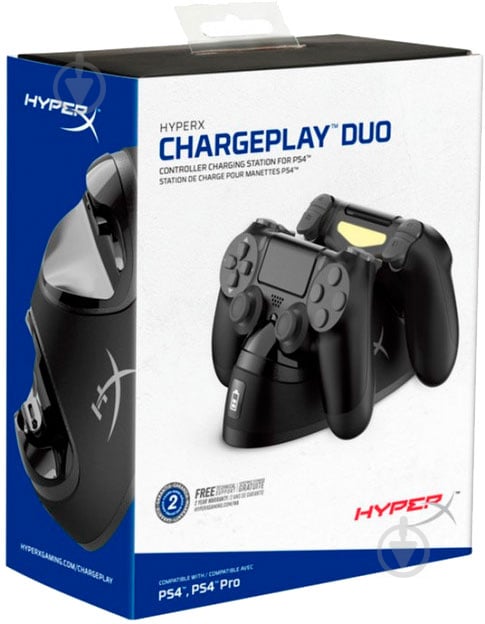 Зарядная станция HyperX ChargePlay Duo (HX-CPDU-C) black - фото 9