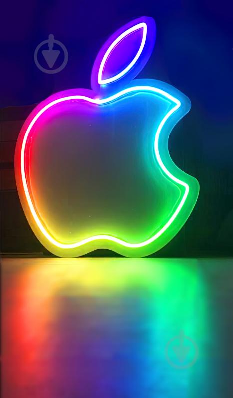 Неоновая вывеска ArtEco Light Apple_1 45 Вт 1000x791 мм разноцветный (RGB) - фото 1