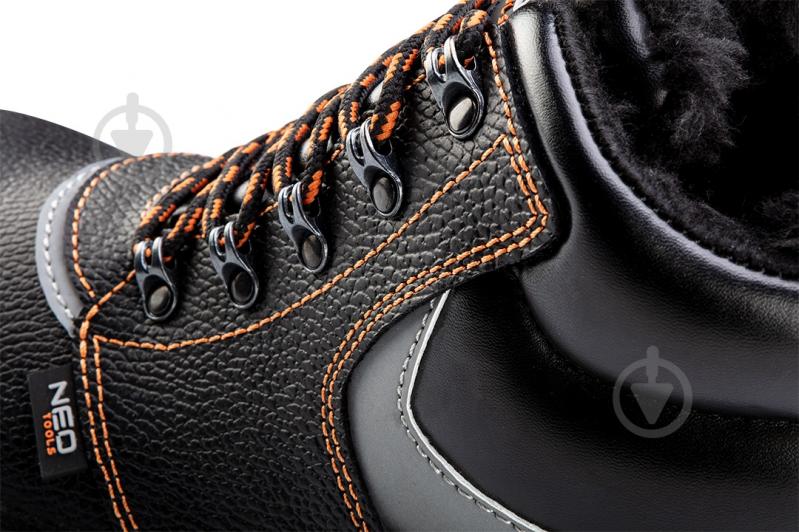 Ботинки рабочие NEO tools S3P SRC с металлическим подноском р.46 82-147 черный - фото 12