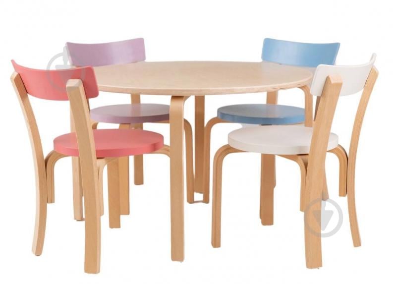 Стульчик для детей Bambi бук/белый - фото 5