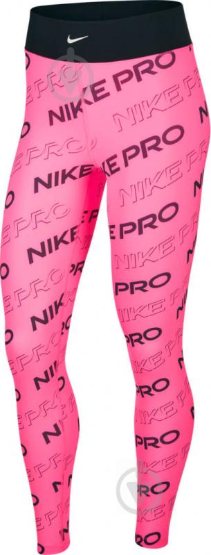 Лосины Nike W NP CLN TIGHT PRT SP CJ3584-679 р.M розовый - фото 1