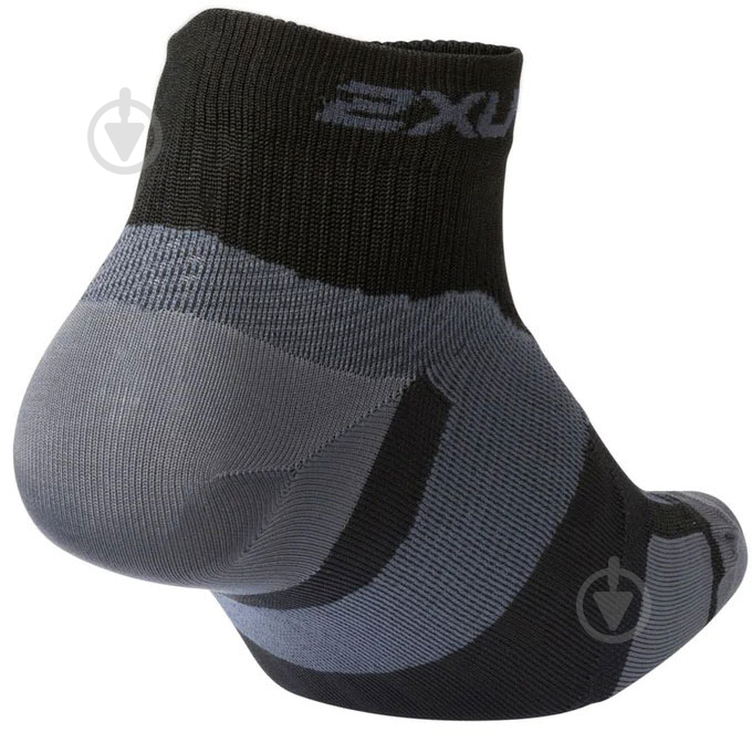 Носки 2XU Vectr Ultralight 1/4 Crew Socks р.S UA7028e_BLK/TTM р.35-37,5 черный - фото 2