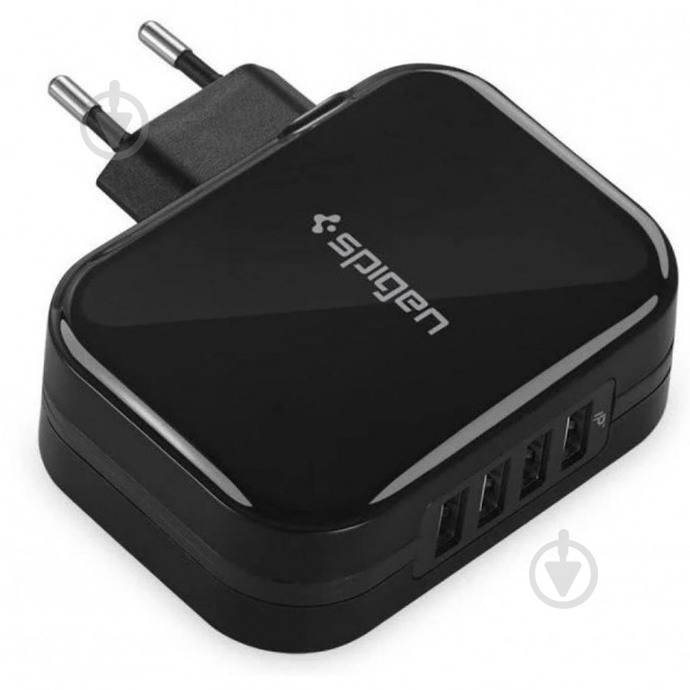 Зарядное устройство Spigen F401 USB, Black (000AD23962) - фото 2