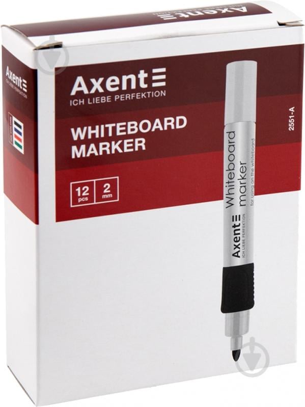 Маркер Axent Board 2 мм чорний 2551-01-A - фото 2