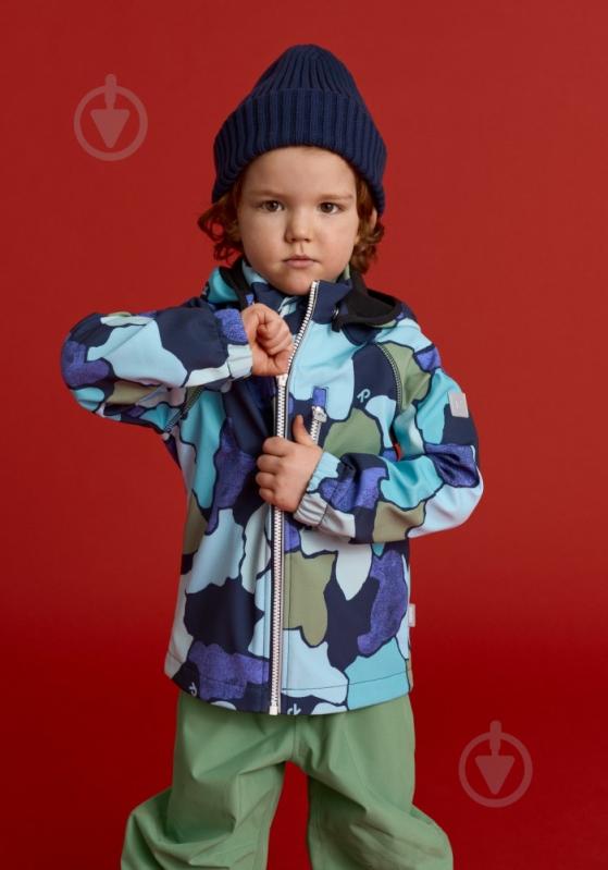 Куртка для мальчиков Reima Softshell Vantti р.92 темно-синий 5100009B-6987 - фото 10