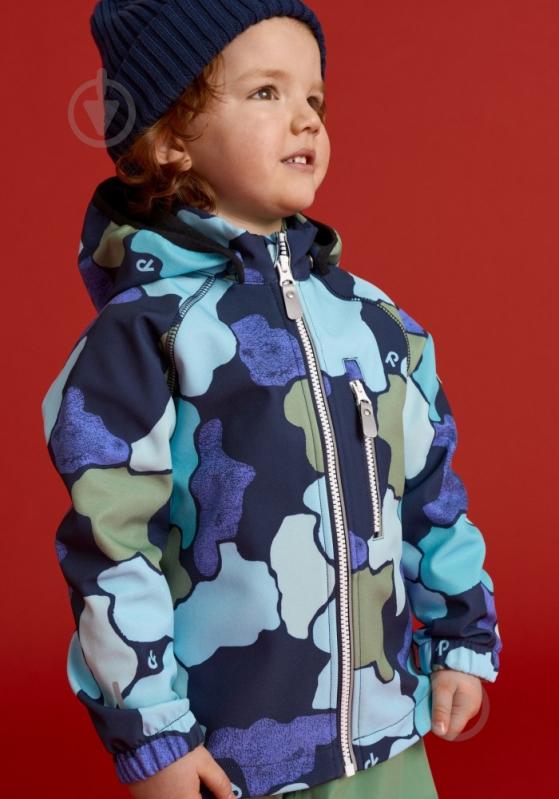 Куртка для мальчиков Reima Softshell Vantti р.92 темно-синий 5100009B-6987 - фото 9