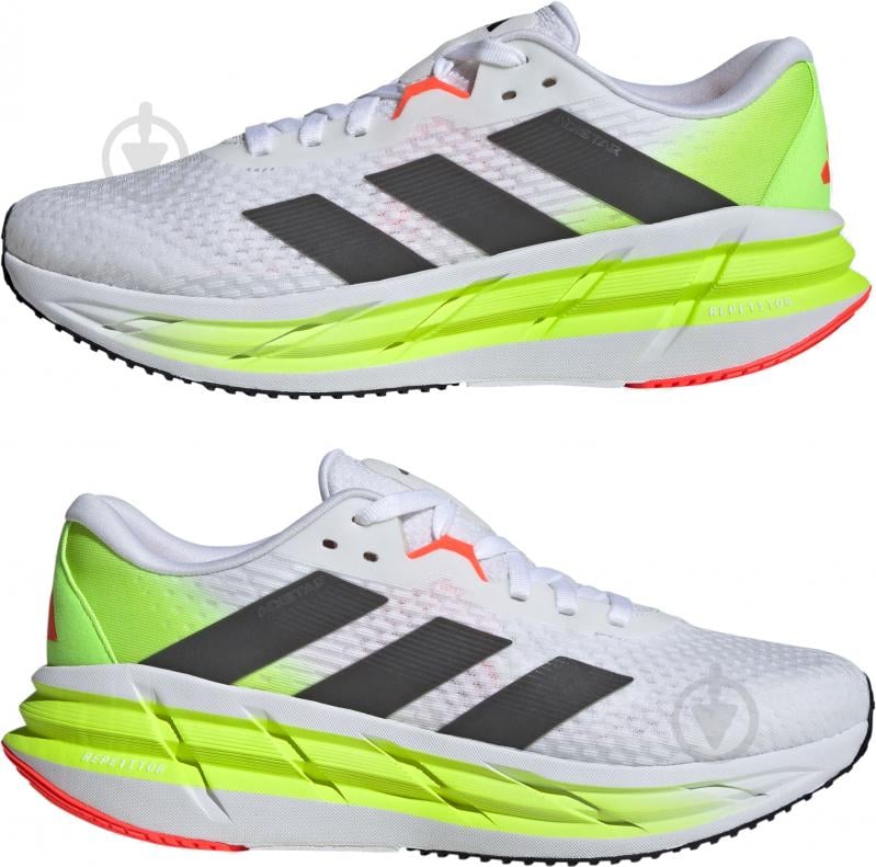 Кросівки чоловічі демісезонні Adidas ADISTAR 3 M IE8222 р.42 2/3 білі - фото 5