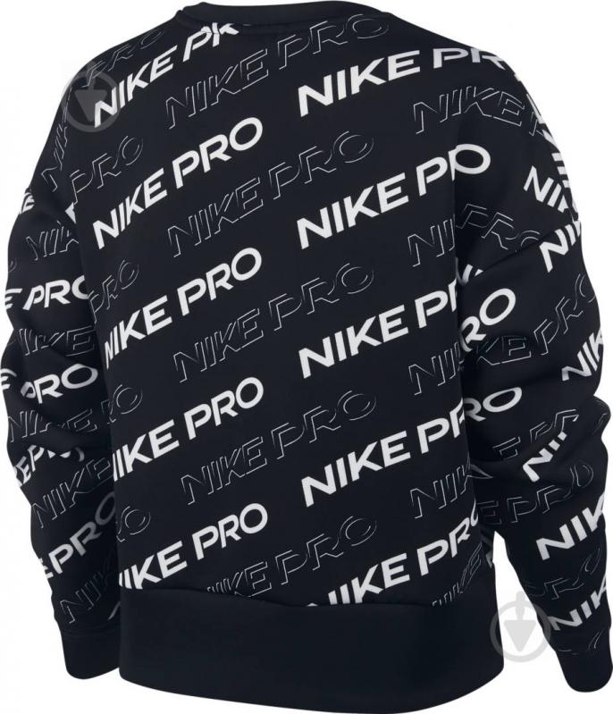 Світшот Nike W NP CLN FLEECE CREW PRT CJ3588-010 р. S чорний - фото 2