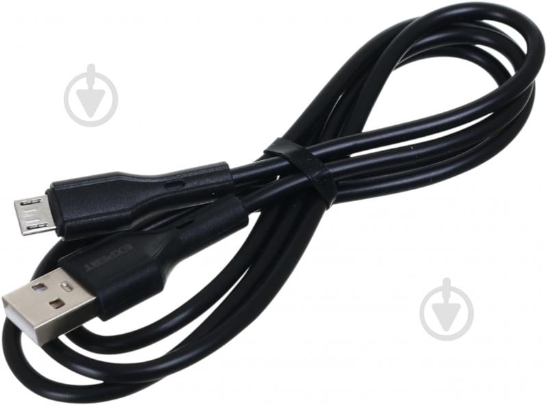 Кабель Expert USB-A to Micro-USB 2А 1 м black - фото 2