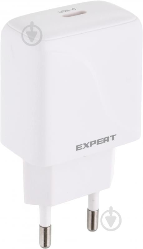 Мережевий зарядний пристрій Expert L141 20WPD USB-C White - фото 1 Мережевий зарядний пристрій Expert L141 20WPD USB-C White - фото 1