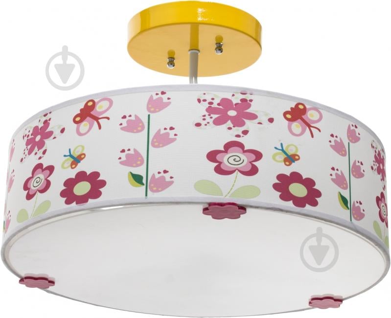 Люстра подвесная Scheinlicht 3xE14 белый с розовым MD 9044-3 - фото 1