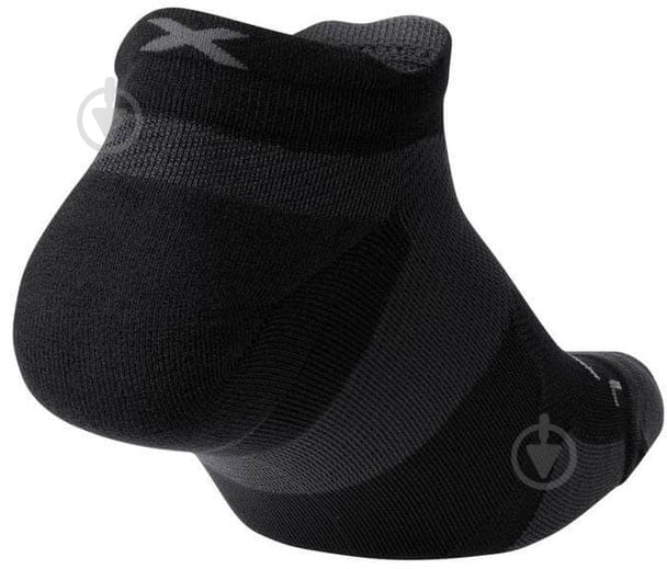 Носки 2XU Vectr LightCushion NoShow Sock р.M UA5042e_BLK/TTM р.38-41,5 черный - фото 1