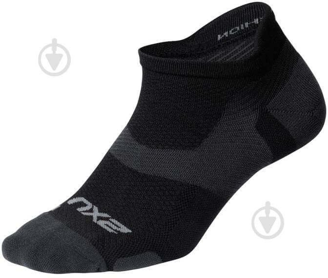 Носки 2XU Vectr LightCushion NoShow Sock р.M UA5042e_BLK/TTM р.38-41,5 черный - фото 2