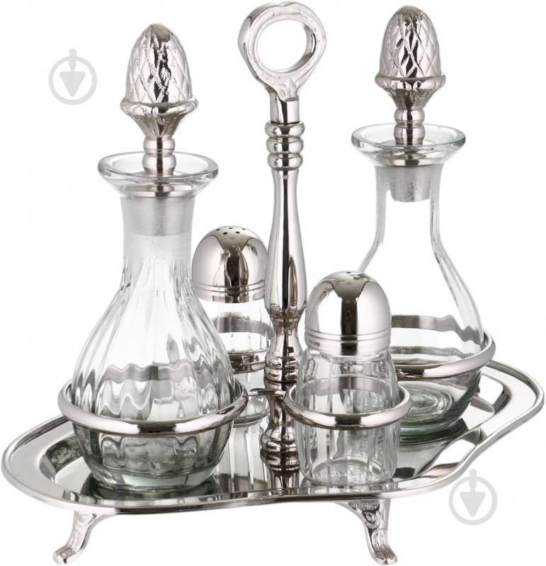 Набір ємностей Inari Fancy для олії, оцту та спецій 24х20х22.5 см PE-16209 - фото 1