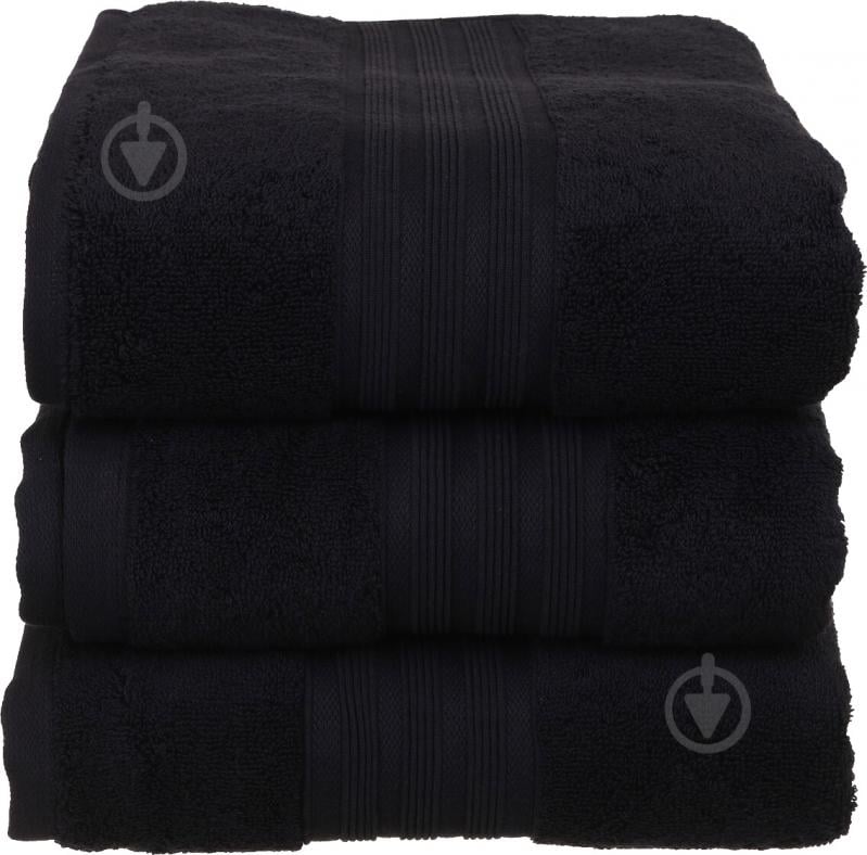 Полотенце 084 Caviar 70x140 см черный ABC - фото 1