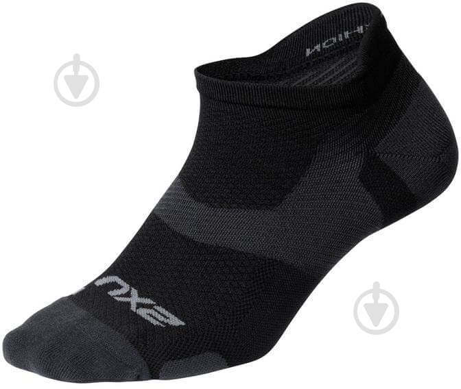 Носки 2XU Vectr LightCushion NoShow Sock р.XL UA5042e_BLK/TTM р.46,5-48,5 черный - фото 2