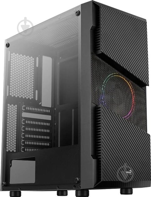 Корпус AeroCool Menace FRGB-G-BK-v1 Tempered Glass Black (ACCM-PV20013.11) - фото 1