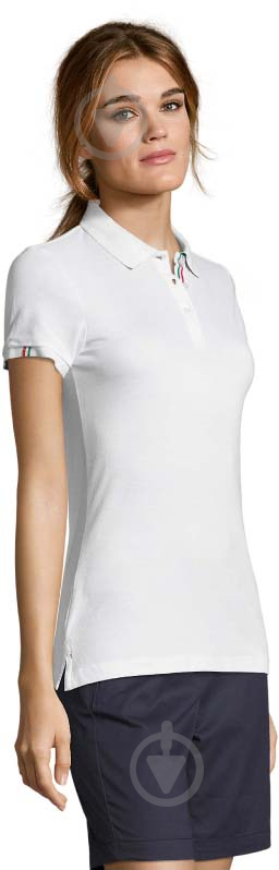 Поло Sol's Patriot Women 01407987 р.2XL білий із червоним - фото 3