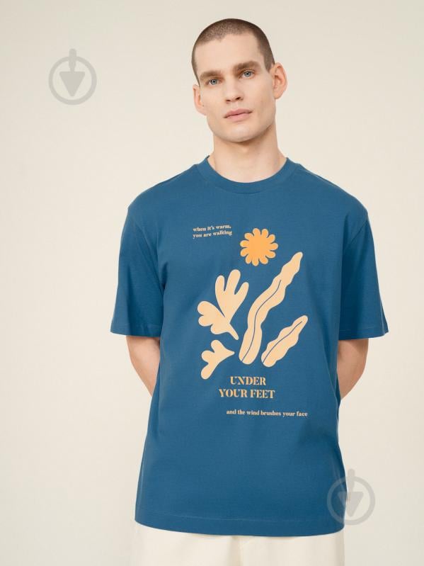 Футболка Outhorn TSHIRT M461 OTHSS23TTSHM461-33S р.L синий - фото 1