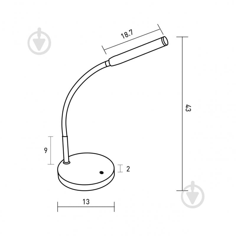 Настільна лампа Eurolamp SMART N1 dimmable 4 Вт білий LED-TLD1-4W(white) - фото 3