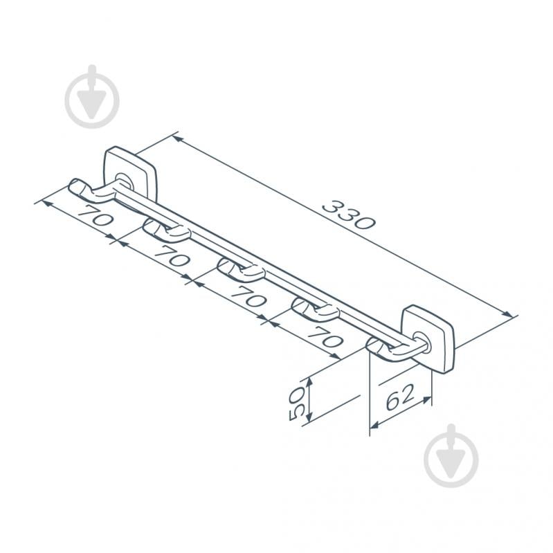 Набор крючков AM.PM A9035922 Gem - фото 7