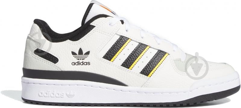 Кросівки чоловічі демісезонні Adidas FORUM LOW CL IH7906 р.42 2/3 білі із чорним - фото 1