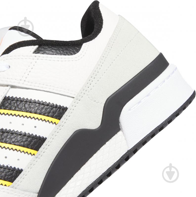 Кросівки чоловічі демісезонні Adidas FORUM LOW CL IH7906 р.42 2/3 білі із чорним - фото 5