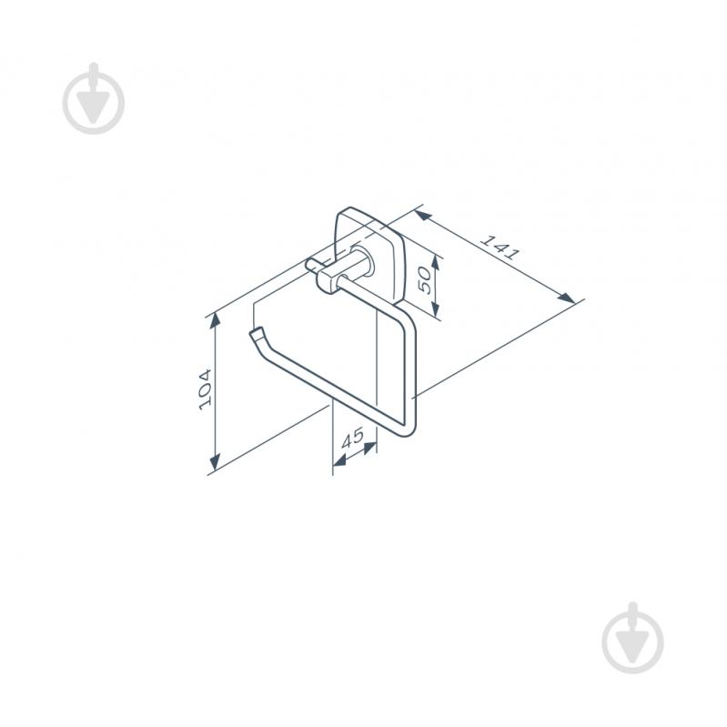 Держатель для туалетной бумаги AM.PM A9034122 Gem - фото 7 Держатель для туалетной бумаги AM.PM A9034122 Gem - фото 7