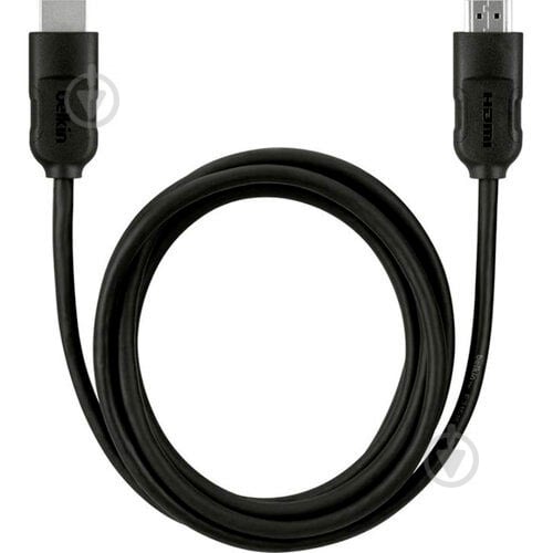 Кабель Belkin HDMI – HDMI 3 м чорний (F3Y017R3MBLK) - фото 1