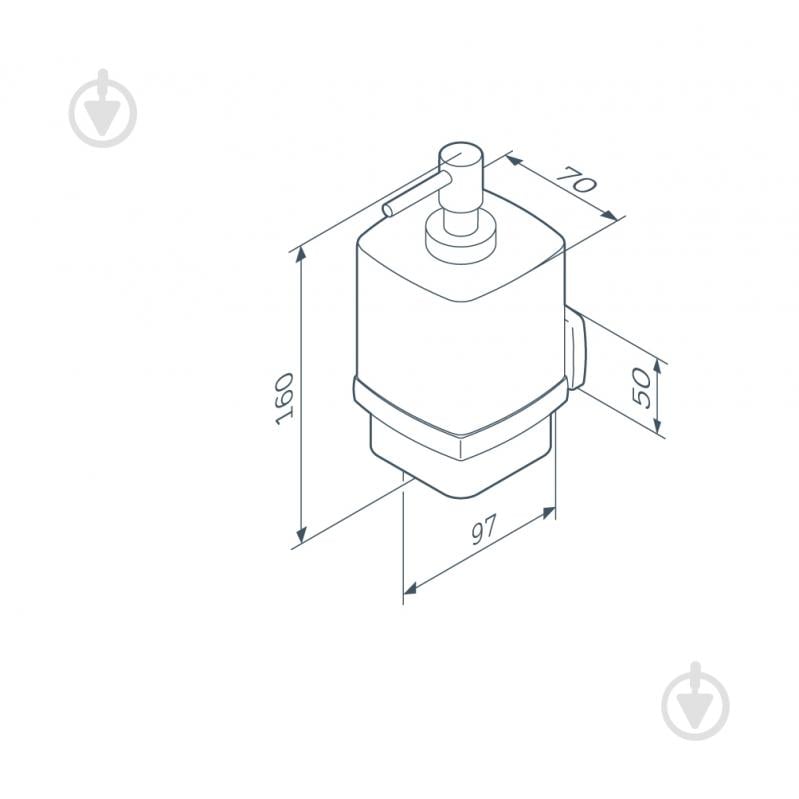 Диспенсер AM.PM Gem A9036922 с настенным держателем - фото 7 Диспенсер AM.PM Gem A9036922 с настенным держателем - фото 7