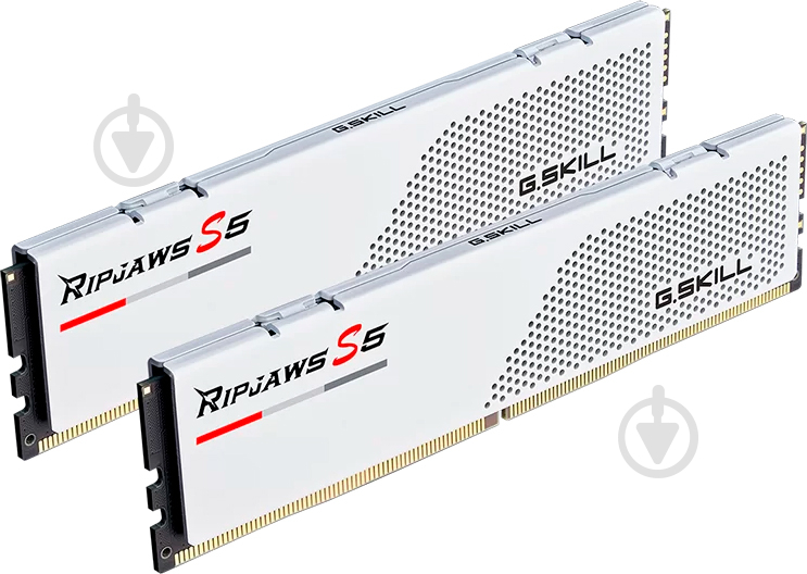 Оперативная память G.Skill DDR5 SDRAM 32 GB (2x16GB) 6000 MHz (F5-6000J3238F16GX2-RS5W) Ripjaws S5 White - фото 2