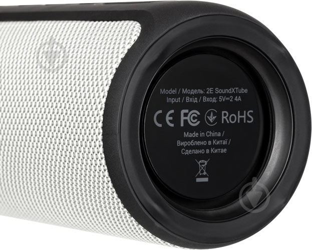 Акустична система 2E SoundXTube TWS MP3 Wireless 2.0 grey (2E-BSSXTWGY) - фото 6