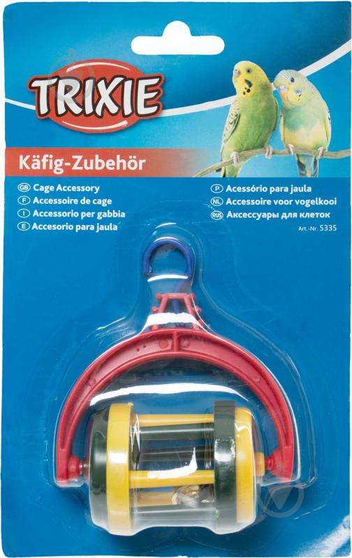 Погремушка Trixie для птиц ролл 4 см 5335 - фото 3 Погремушка Trixie для птиц ролл 4 см 5335 - фото 3