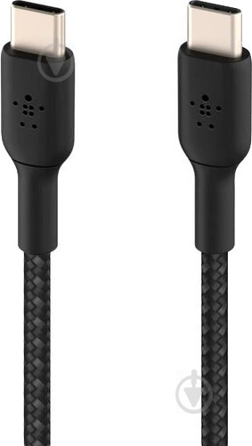 Кабель Belkin USB Type-C – USB Type-C 1 м черный (CAB004BT1MBK) - фото 1