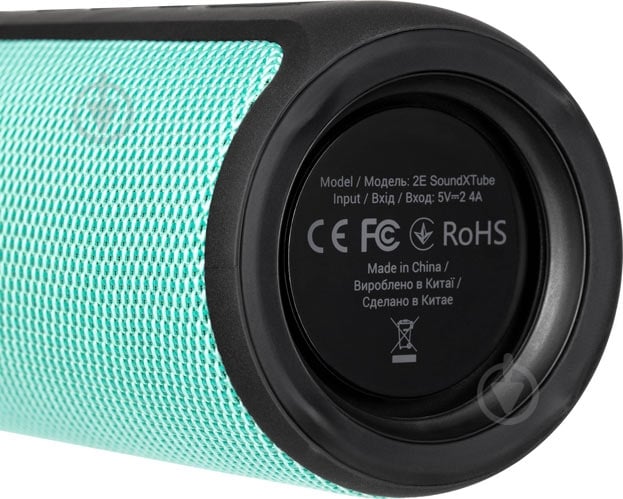 Акустична система 2E SoundXTube TWS MP3 Wireless 2.0 green (2E-BSSXTWTQ) - фото 6