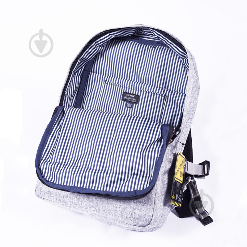 Сумка-рюкзак Pacsafe 15" grey (45331112) 2 в 1 антивор Slingsafe LX350 - фото 7