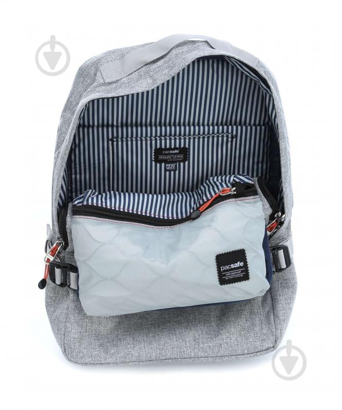 Сумка-рюкзак Pacsafe 15" grey (45331112) 2 в 1 антивор Slingsafe LX350 - фото 6