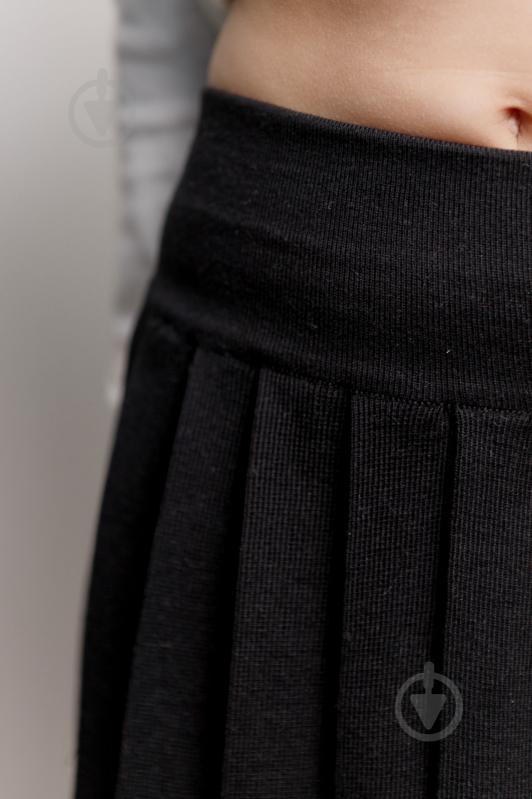 Спідниця ART KNIT пліссе "Cotton" р.140-146 чорний із білим - фото 2