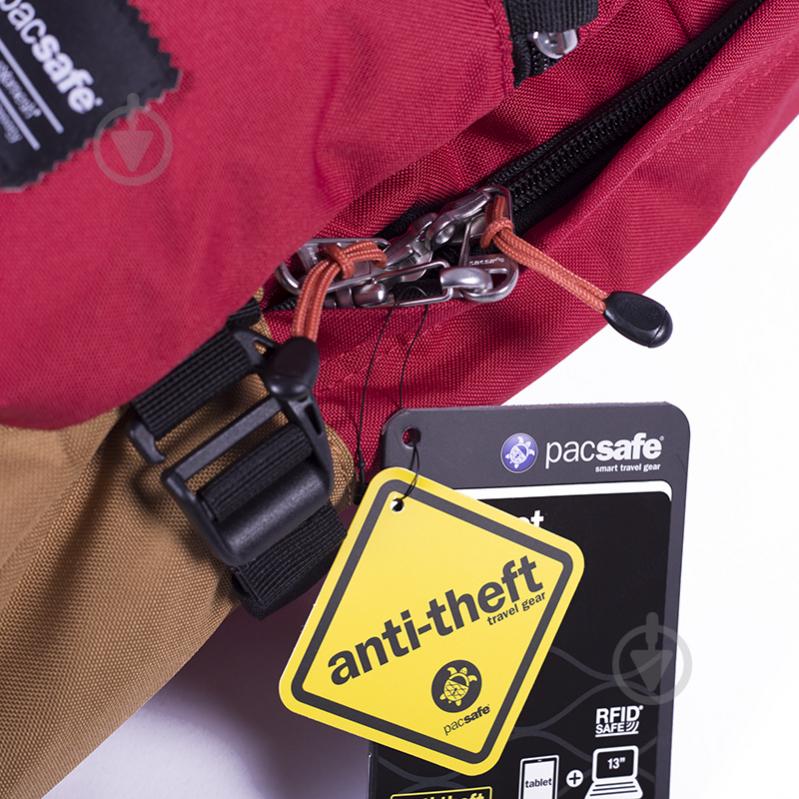 Рюкзак Pacsafe Slingsafe LX350 13" red (45331309) - фото 8