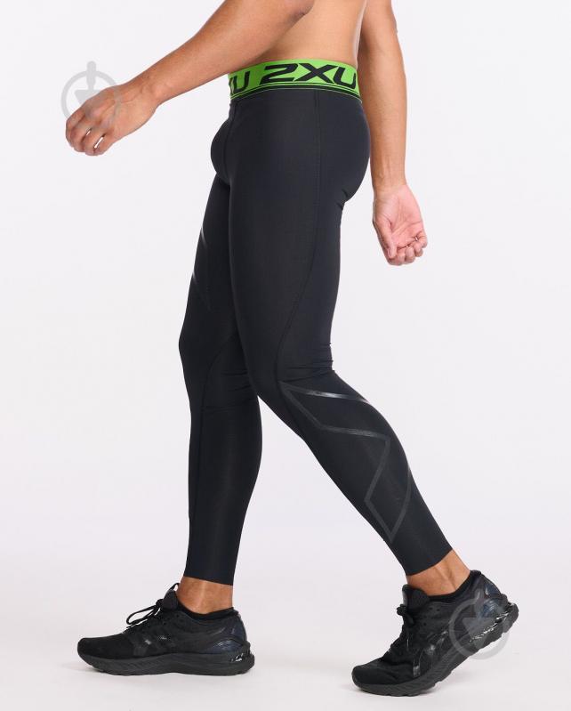 Лосины 2XU Refresh Recovery Compression Tights MA4419b_BLK/NRO р.S черный - фото 2