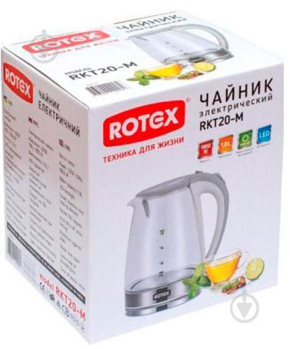 Електрочайник Rotex RKT20-M white - фото 3