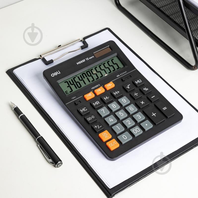Калькулятор бухгалтерский EM444 Deli - фото 5