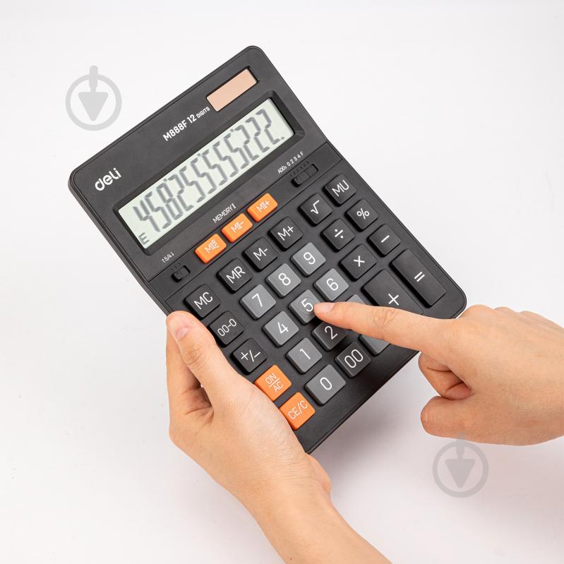 Калькулятор бухгалтерский EM444 Deli - фото 4